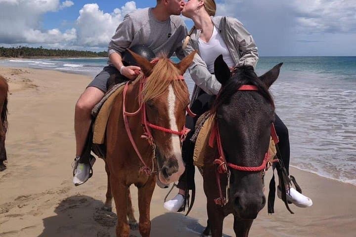 Beach Horseback Ride in Punta Cana — Coastline Gallop to the Maimon River photo 1