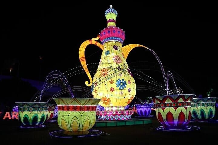 Dubai Garden Glow: Nighttime Light Park & Giant Dino Experience photo 2