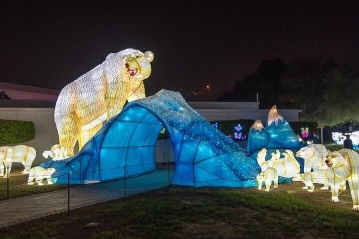 Dubai Garden Glow: Nighttime Light Park & Giant Dino Experience photo 3
