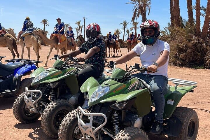 Sunset Quad and Camel Experience in Marrakech Palmeraie photo 2