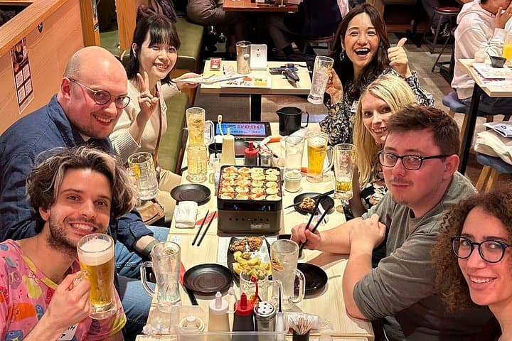Hands-On Takoyaki Party & Shinjuku Neon Night Walk in Tokyo photo 1