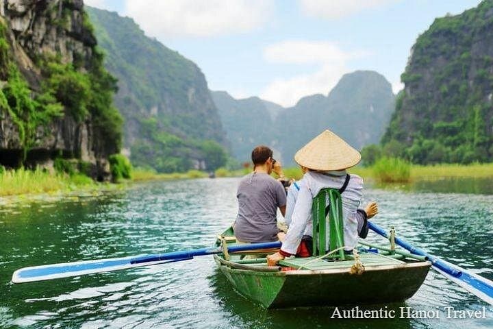 Tam Coc & Hoa Lu Day Tour: Biking, Bamboo Boat and Cave Exploration from Hanoi photo 1