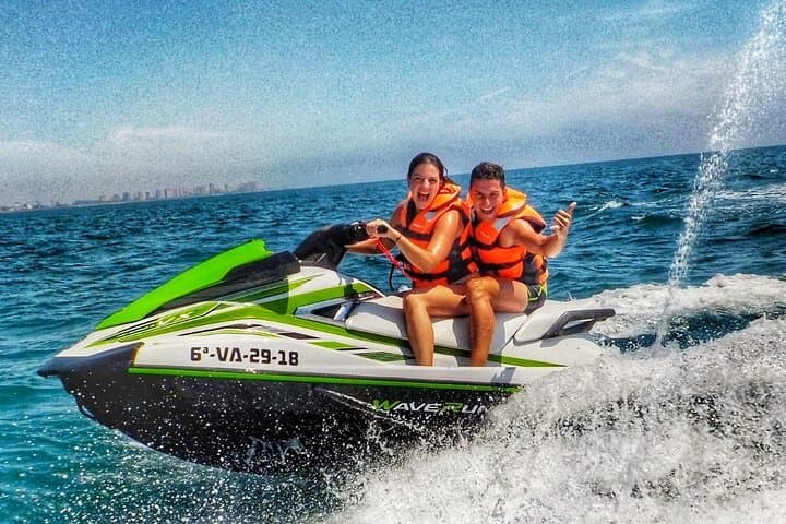 Guided Jet Ski Rental in La Pobla de Farnals — Mediterranean Ride + Beach Club Access