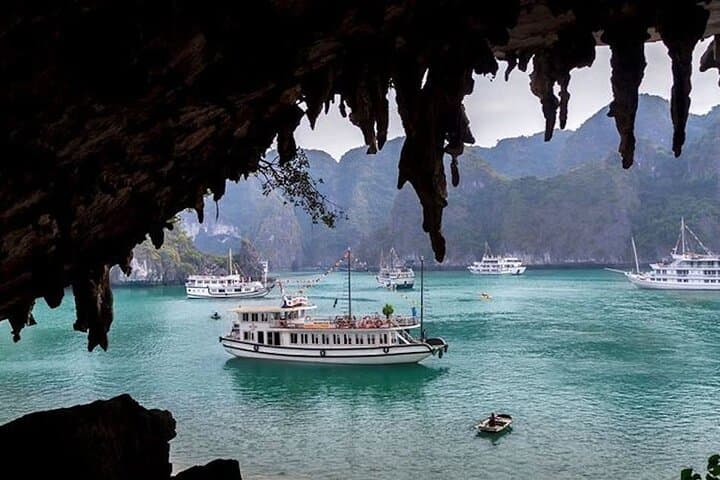 Ha Long Bay Day Tour: Kayak, Titov Island & Sung Sot Cave from Tuan Chau photo 4