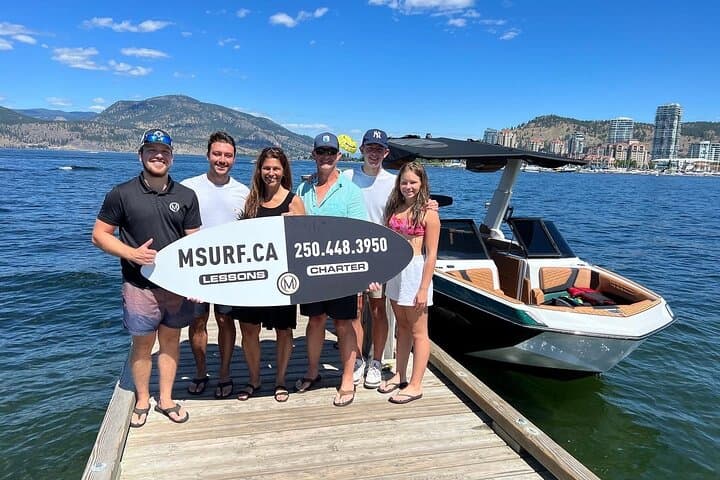 Wakesurf Lessons & Boat Charter on Okanagan Lake with Msurf Okanagan photo 2