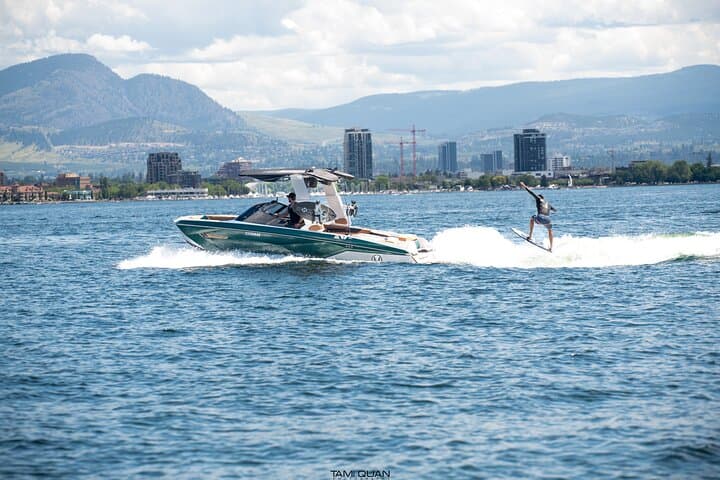 Wakesurf Lessons & Boat Charter on Okanagan Lake with Msurf Okanagan photo 4