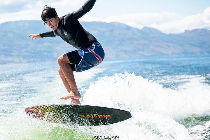 Wakesurf Lessons & Boat Charter on Okanagan Lake with Msurf Okanagan photo 5