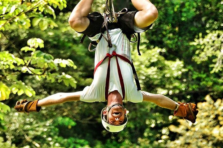 High-Flying Zip Line Adventure in Punta Cana's Anamuya Mountains
