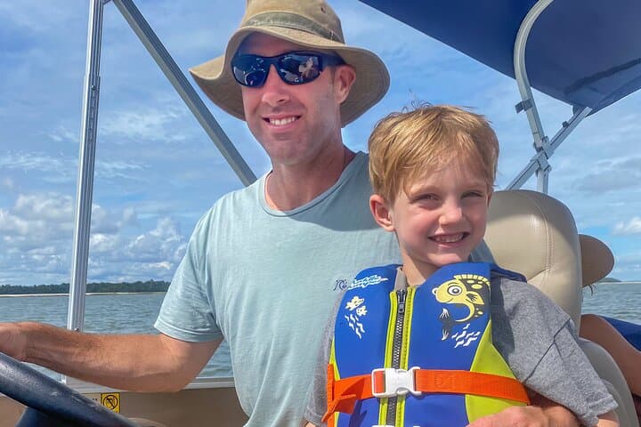 Hilton Head Luxury Pontoon Rental — Self-Drive Boat Hire at Shelter Cove Marina photo 3