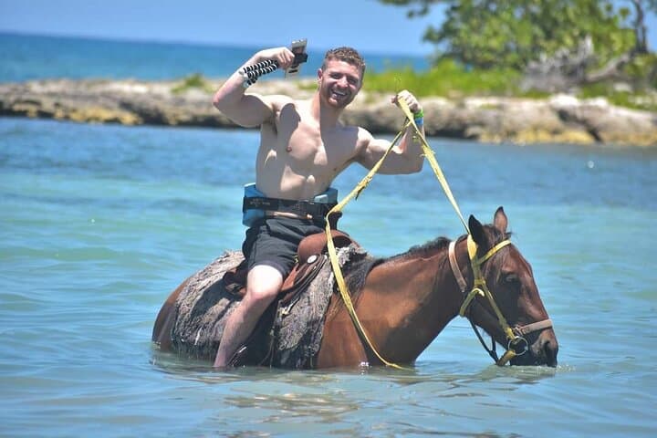 Negril Full-Day ATV, Zipline & Ocean Horseback Adventure photo 3
