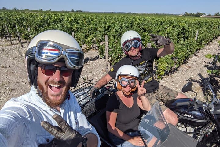 Sidecar Ride Through Saint-Émilion Vineyards — Private 1.5 Hour Tour with Wine Tasting photo 3