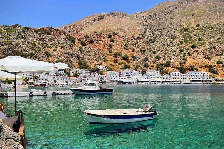 Full-Day Loutro Beach Excursion from Rethymno — Sailing, Swimming & Seaside Taverns