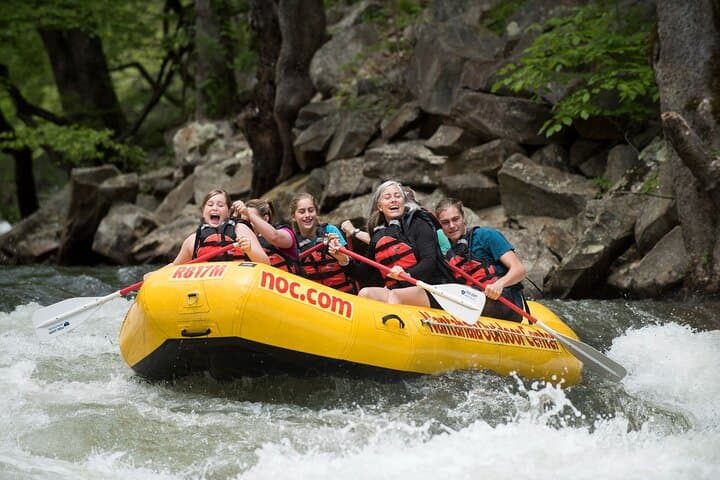 Nantahala River 3-Hour Guided Whitewater Rafting from Bryson City