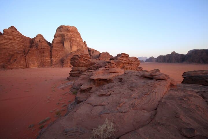 Wadi Rum Two-Day Hiking and Jeep Tour to Jabal Al Hash: Desert Arches, Nabataean Canyons, and Bedouin Camp photo 5