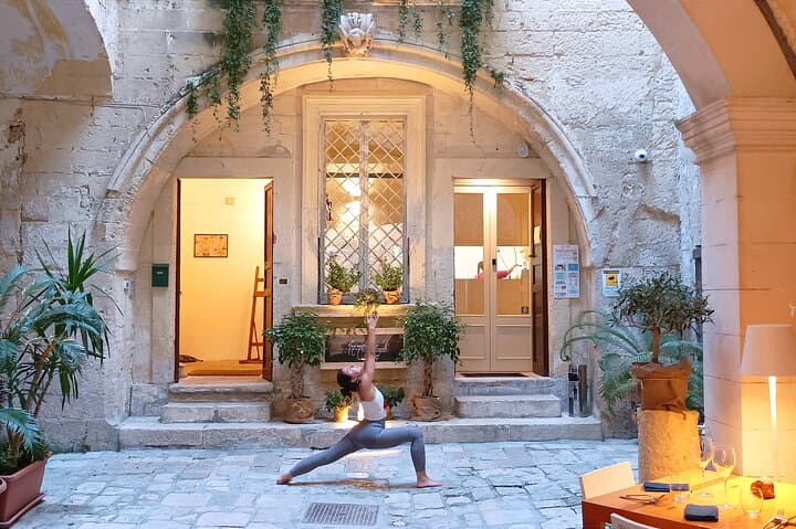 Morning yoga at Palazzo Sambiasi in Lecce photo 3