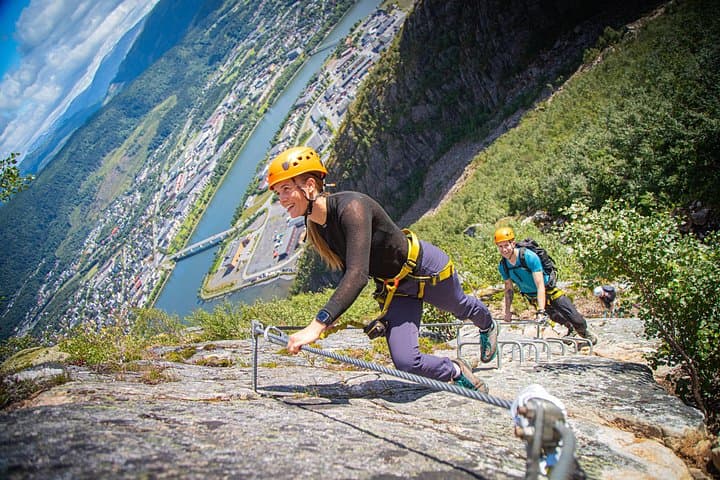Half-Day Via Ferrata at Øyfjellet — Mosjøen Climb with 700m Zipline photo 2