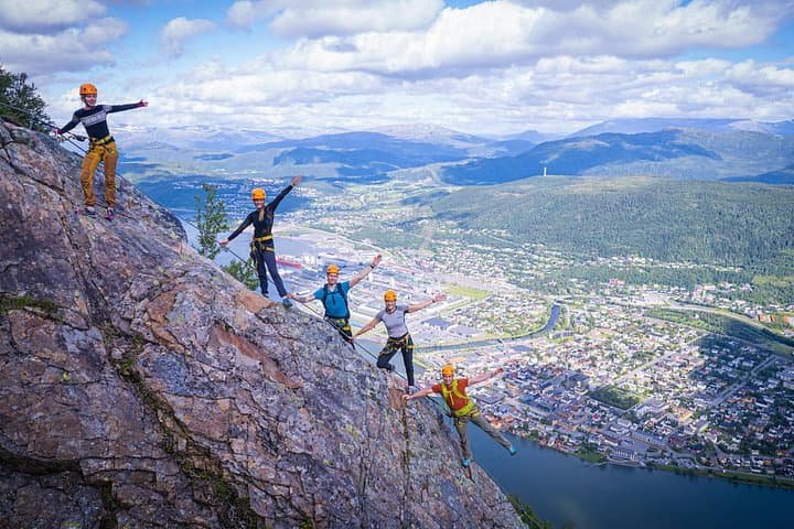 Half-Day Via Ferrata at Øyfjellet — Mosjøen Climb with 700m Zipline photo 4