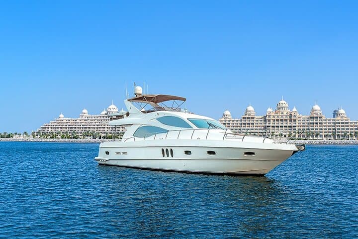 Dubai 61ft Luxury Yacht Charter: Sunset Cruises, Sightseeing & Private Events