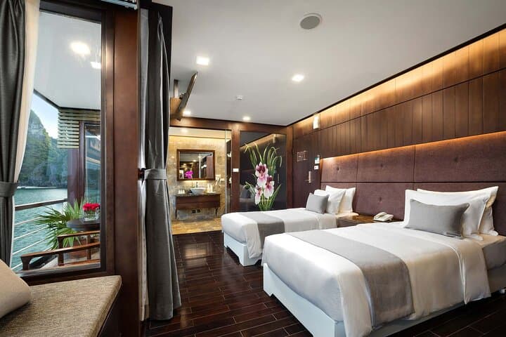 3-Day Orchid Cruise: Halong Bay & Lan Ha Bay Luxury Cruise with Kayaking and Viet Hai Village photo 2
