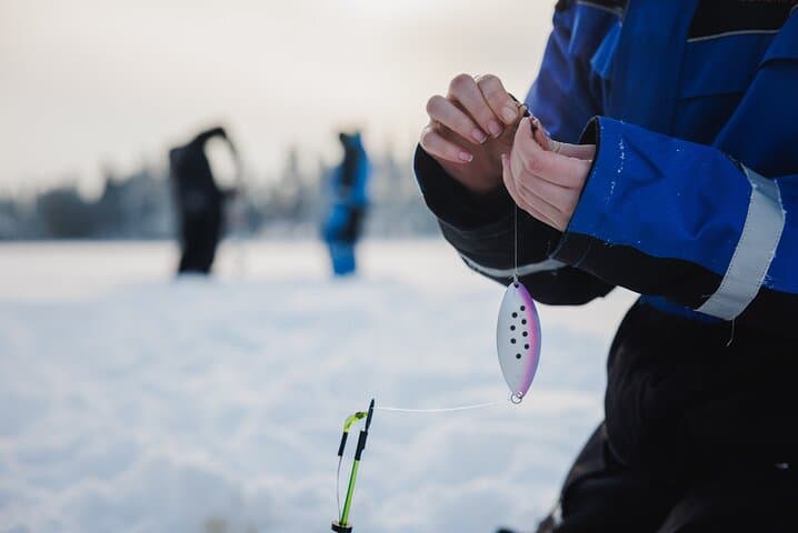 Snowmobile Safari and Ice Fishing in Rovaniemi: Lapland Winter Adventure photo 3
