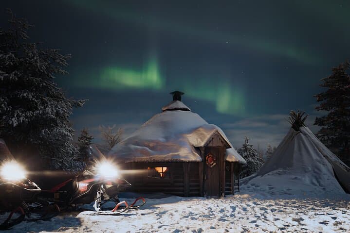 Chasing the Northern Lights: Snowmobile Safari in Lapland's Arctic Wilderness
