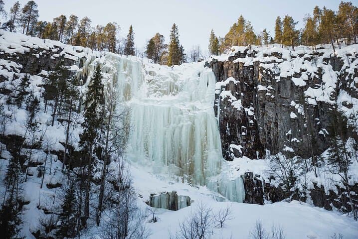 Frozen Waterfalls of Korouoma: Day Trip from Rovaniemi