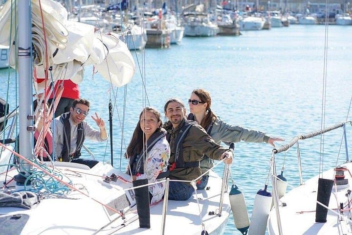 2-Hour J80 Sailing Experience in Barcelona — Racing Yacht Cruise from Port Olímpic photo 4