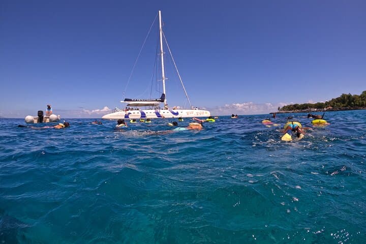 Sosua-to-Puerto-Plata Catamaran: 3-Spot Snorkel, Lunch & Drinks