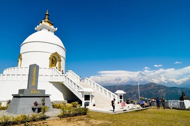 Sarangkot to World Peace Stupa: Full-Day Hike in Pokhara with Sunrise & Boat Crossing