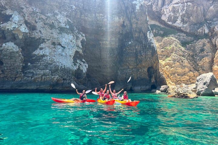 Cala Portixol Kayak Tour: Snorkel Caves & Cliff Jumping in Jávea photo 3