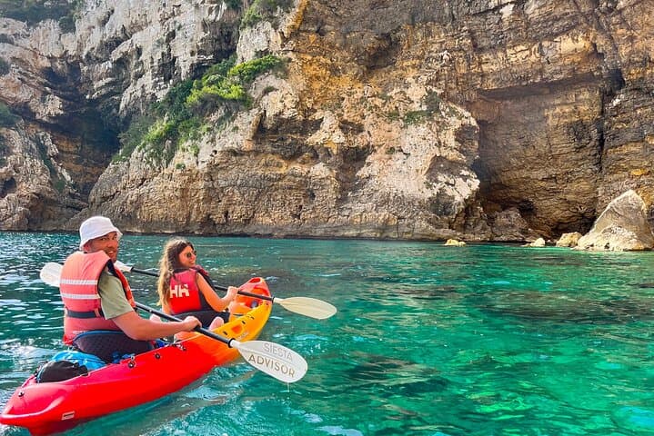 Cala Portixol Kayak Tour: Snorkel Caves & Cliff Jumping in Jávea photo 5