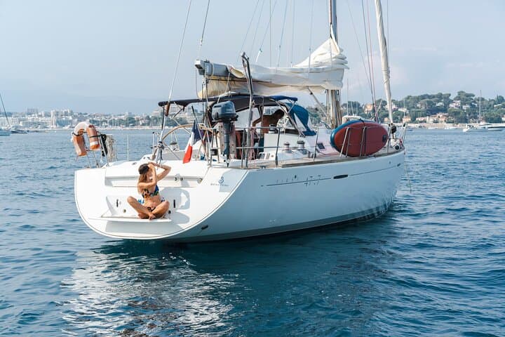 Sunset Aperitif Sail Around Cap d'Antibes — Private Swim, Snorkel & Paddle photo 4