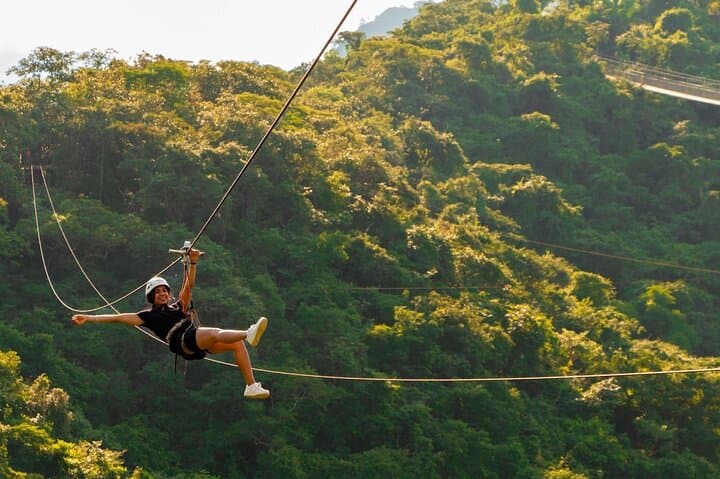 Puerto Vallarta Zip Line, Mule Ride & Jorullo Hanging Bridge Adventure