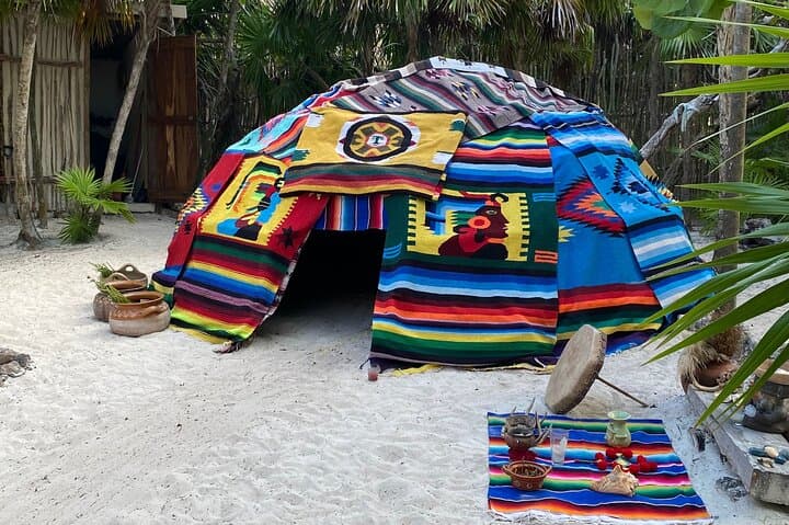 Oceanfront Temazcal in Tulum: Caribbean Sweat Lodge Ritual and Sea Rebirth