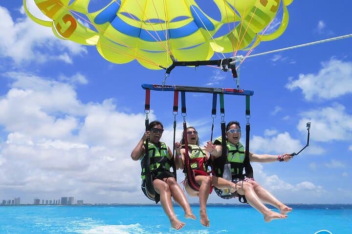 Cancun Parasailing and Jet Ski Combo: Sky-High Views and Coastal Speed photo 3