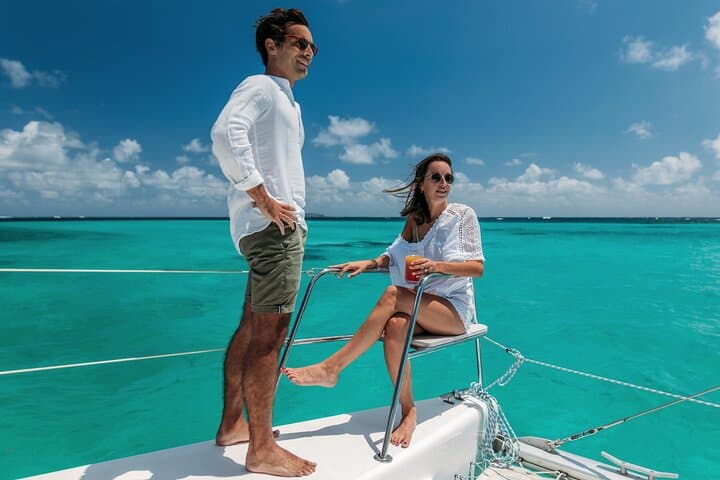 Full-Day Catamaran Cruise to Coin de Mire: Snorkel Ile Plate & Ilot Gabriel from Grand Baie photo 2
