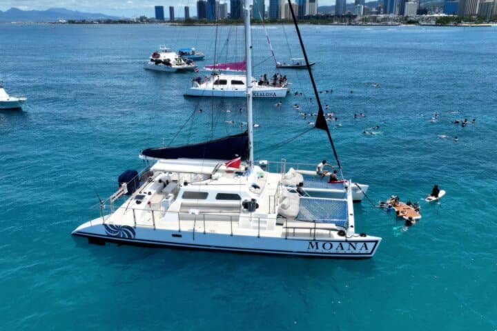 Moana’s Waikīkī Turtle Snorkel: Luxury Catamaran Cruise to Turtle Canyon photo 2
