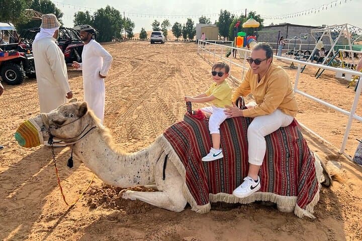 Evening Dubai Desert Safari: Dune Bashing, Camel Ride & Bedouin BBQ photo 4