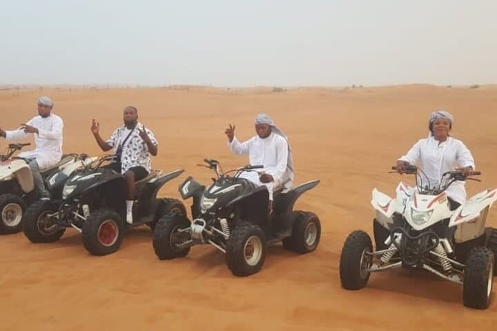Dubai VIP Desert Safari with Quad Biking, Camel Ride & BBQ Dinner photo 2
