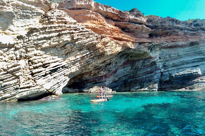 SUP and Snorkel Ibiza Caves: Paddleboard Tours & Marine Life
