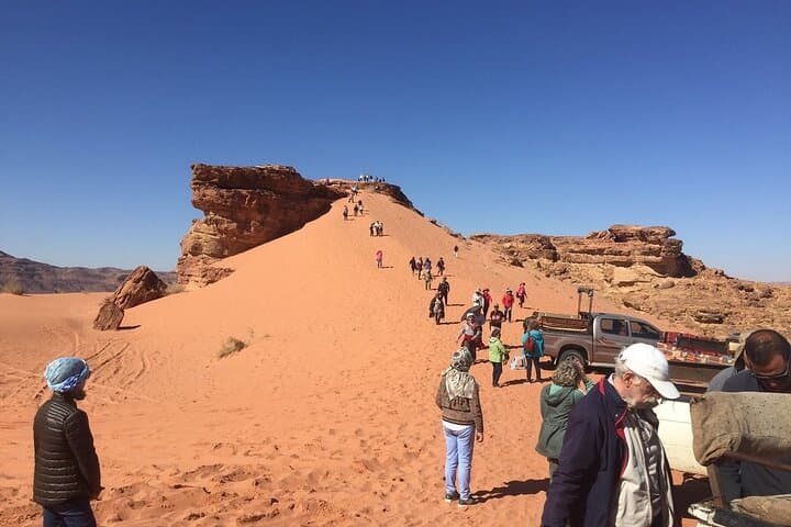 Wadi Rum Sunset Jeep Tour with Bedouin Camp Dinner & Overnight photo 3