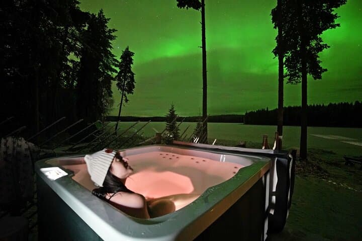Lappish Evening: Sauna, Jacuzzi & Blazed Salmon Dinner at Langonlampi photo 2