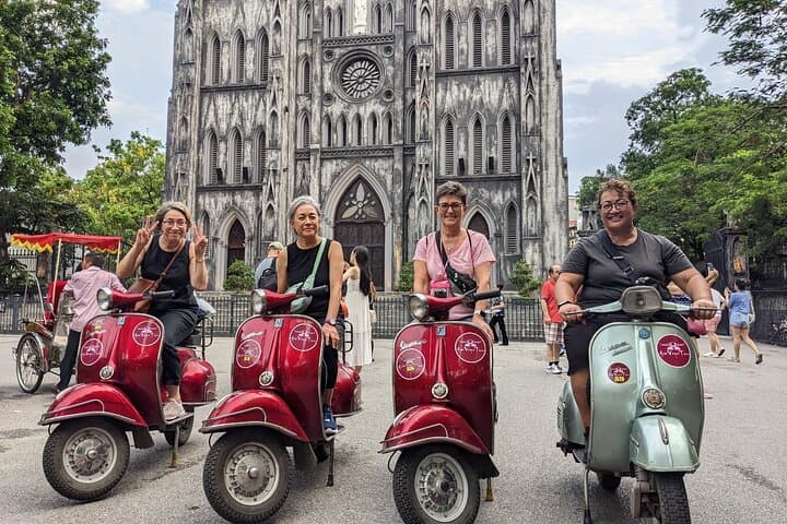 Hanoi By Night Vespa Food Tour: Street Eats & Landmarks photo 3