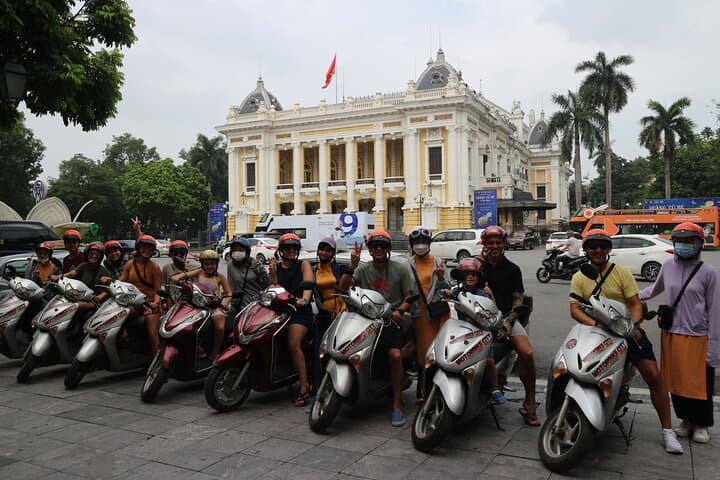 Night Motorbike Food Tour in Hanoi Led by Women — Train Street & Old Quarter Eats photo 3