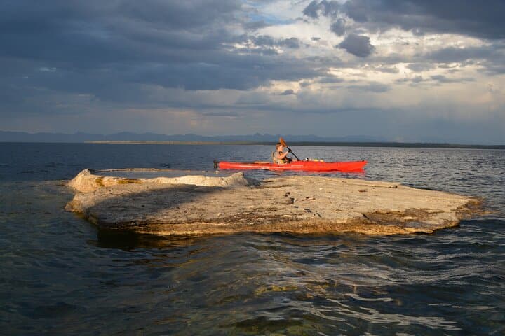 Sunset Kayaking on Yellowstone Lake — Small-Group Tour Past West Thumb & Geyser Basins photo 2