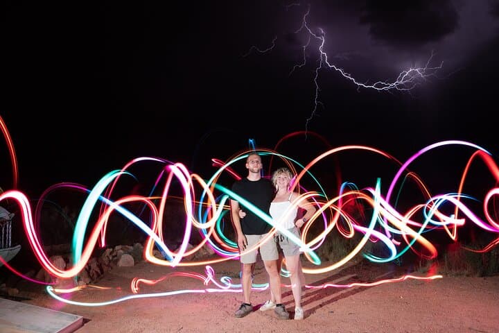 Night Light Painting on Zion’s Sand Dunes — Private Hands-On Photo Experience photo 1