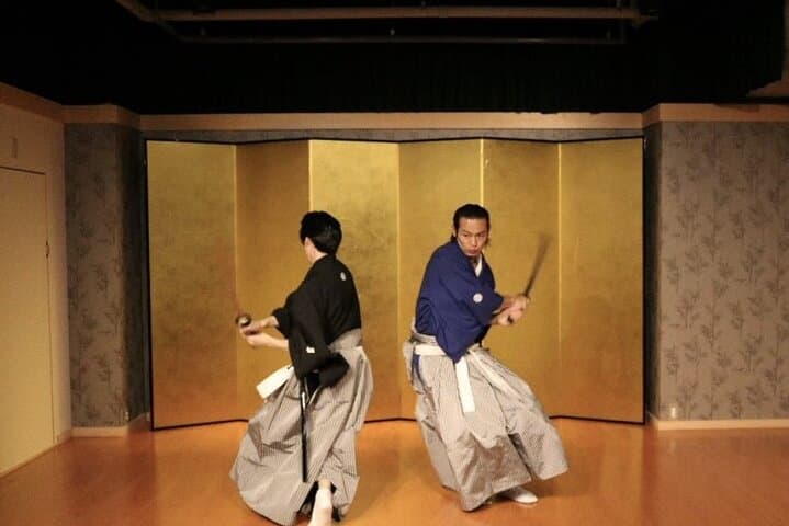 Samurai Experience & Kenbu Show in Kyoto: Sword Dance Workshop and Costume Photo photo 5