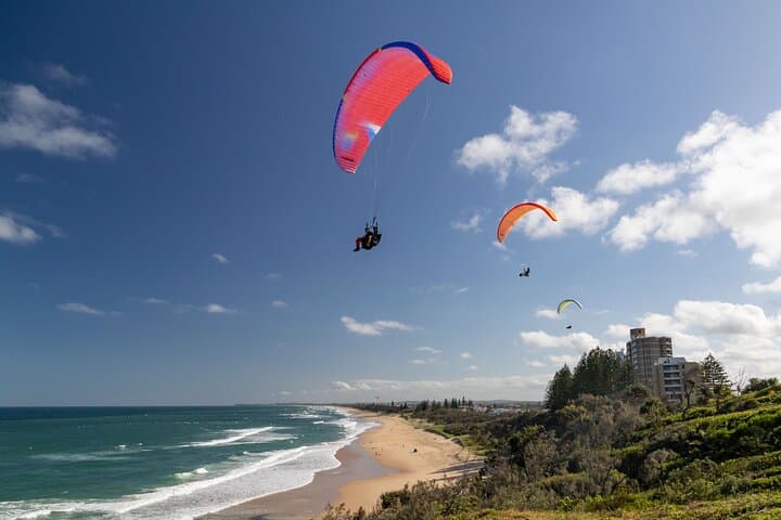 Tandem Paragliding at Rainbow Beach — Sunshine Coast Aerial Flights