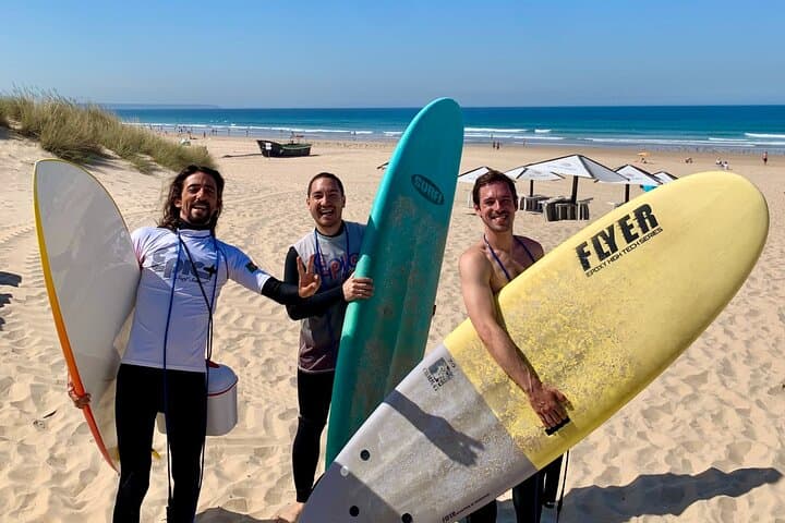 Surf Costa da Caparica: Half-Day Private Lesson with Gear & Round-Trip Transport from Lisbon photo 2