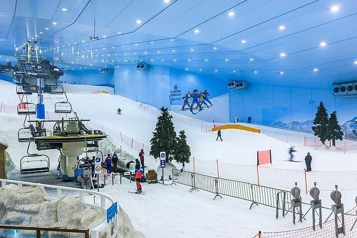 Ski Dubai Snow Classic Ticket with Private Transfer — Indoor Slopes, Zipline & Penguins